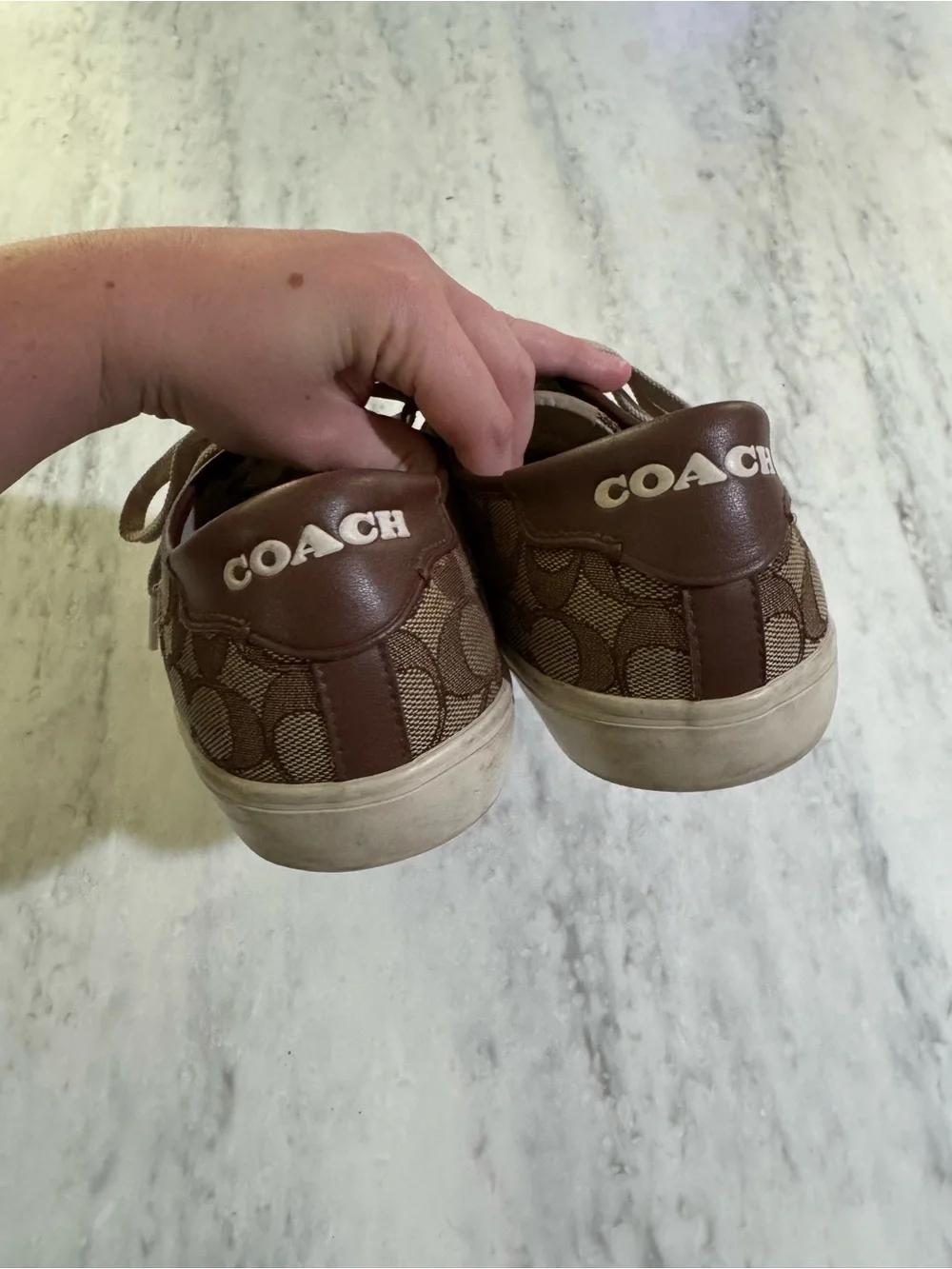 Coach Chic Comfy Logo Citysole Skate Canvas Neutral Everyday Low-Top Sneakers 10